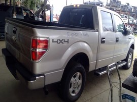 2012 FORD F-15, SILVER, XLT MODEL, CREW CAB, 3.5L TURBO, 4X4, F26356